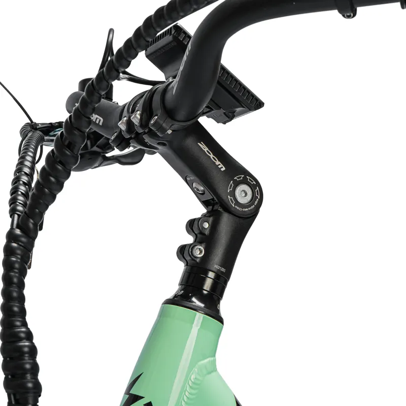 Ampere Deluxe Step Through 26 Inch Wheel Electric Bike Green-3